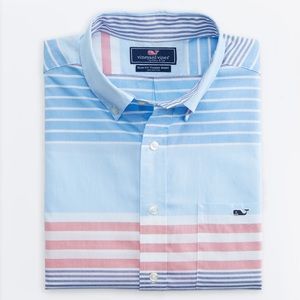 Vineyard vines small Oceaneer Stripe Tucker Shirt